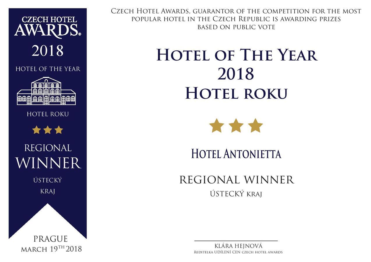 Hotel Antonietta テプリツェ エクステリア 写真